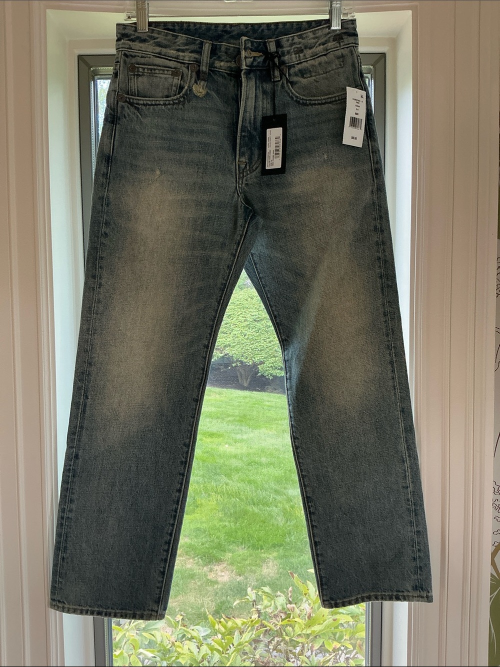 R13 Light Blue Straight Cut Jeans